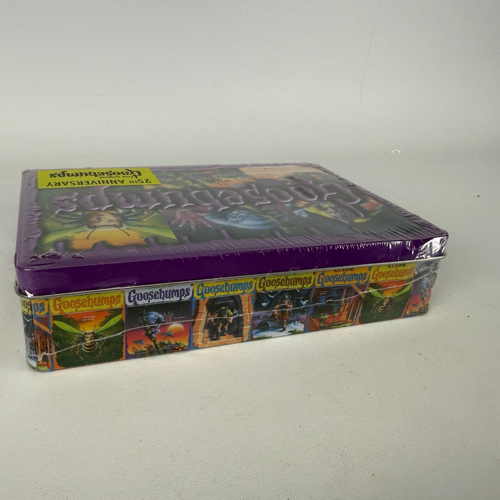 Goosebumps 25th Anniversary Retro Tin 5 Book Set R.L. Stine Scholastic NEW - Picture 4 of 10